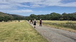 Heading for Hollowcowhey Farm
