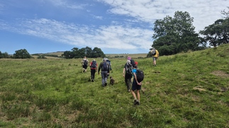 Heading up hill after passing Summerclose