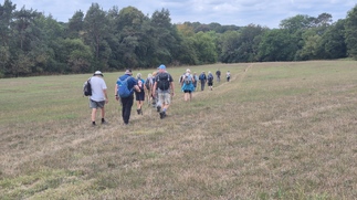 Heading along the Dane Valley Way