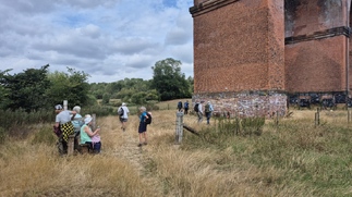 Lunch break near the Viaduct
