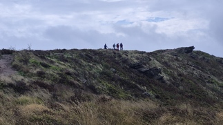 Some of our group in the distance