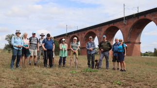 Broken Cross Walkers by Twemlow Viaduct