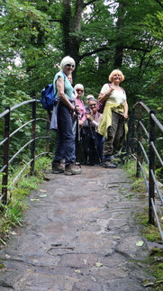 A packhorse bridge 